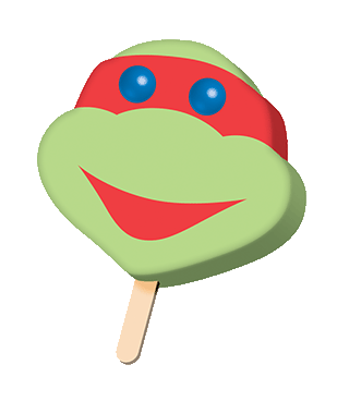 Blue Bunny Ninja Turtles with Bubble Gum