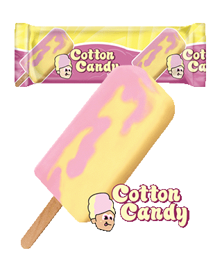 Blue Bunny Cotton Candy Bar